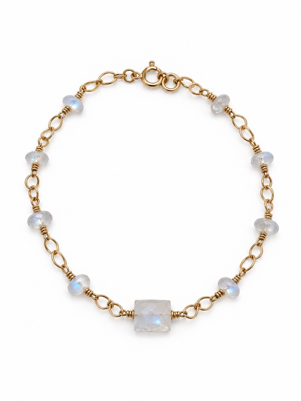AWB5 Moonstone Gold Bracelet